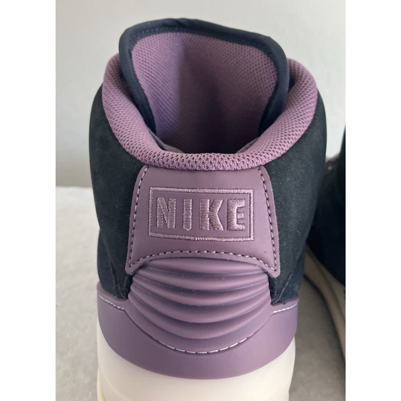 Womens Size 9.5 Mens 8 Nike Air Jordan 2 Retro Off Noir Mauve Basketball Shoes - Picture 5 of 14